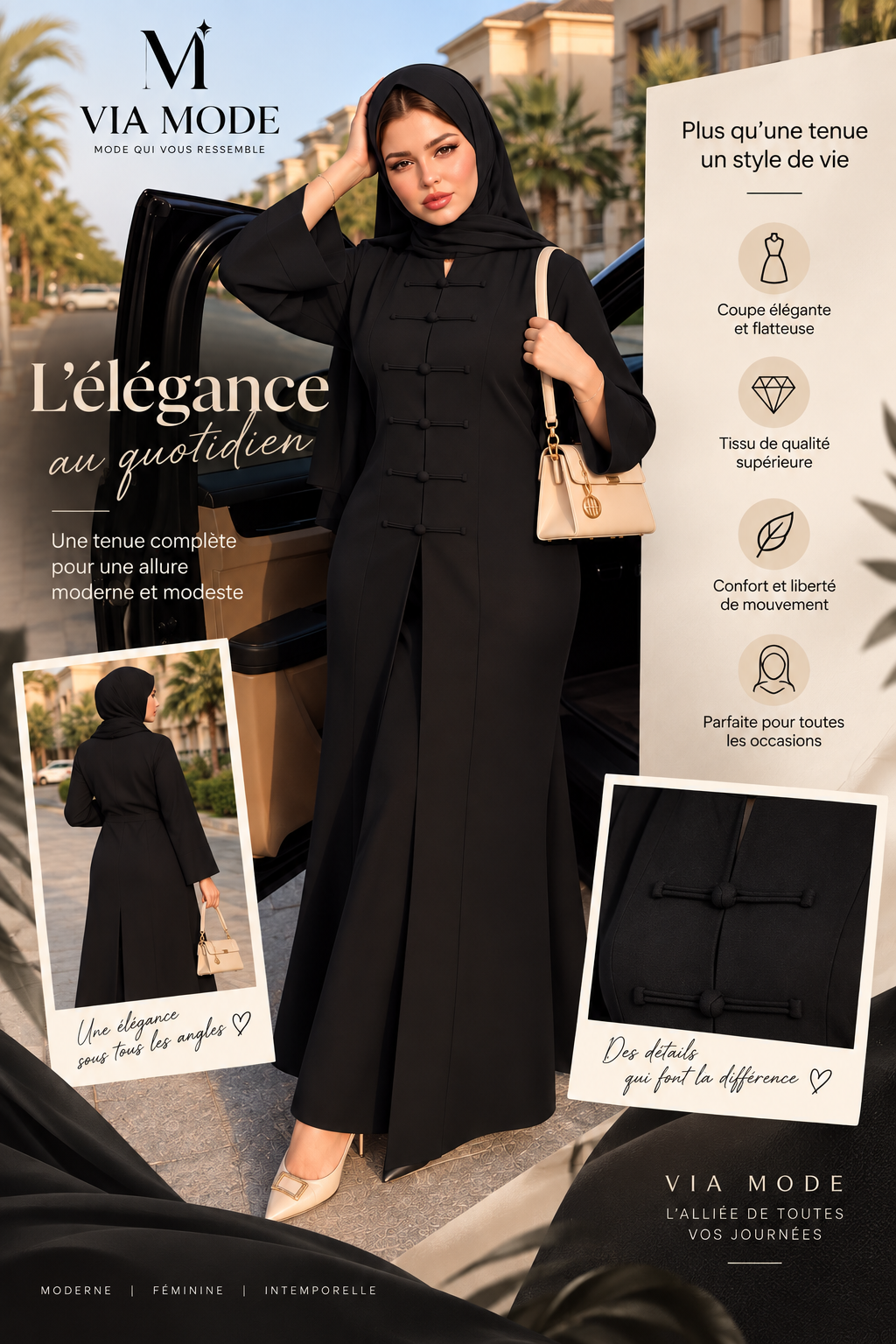 حجاب أناقة راقية – Hijab Élégance